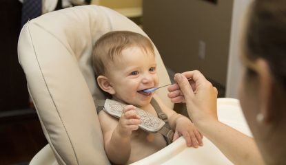 Introducing baby to solids