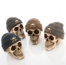 Skull Money Box with Pirate Hat