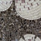 Mosaic flower glass wall decor - Alhambra Collection by Homania