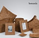 Tissue box engraved brown by Homania