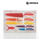 Swiss Q Ceramic Coated Knife Set (6 Pieces)