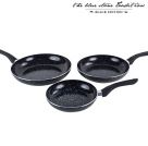 Black Stone Pan Stone Coated Pans (3 Pieces)